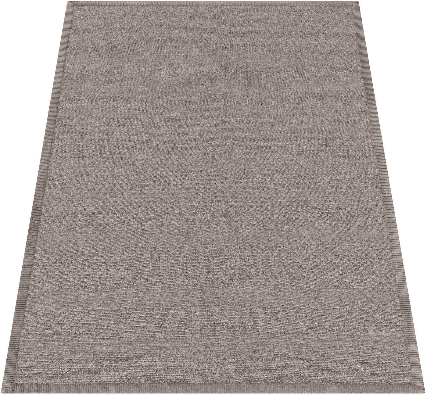 Teppich Tatami 475, Paco Home, rechteckig, Höhe: 24 mm, Kurzflor, Uni-Farben, mit Memory Foam, waschbar von Paco Home