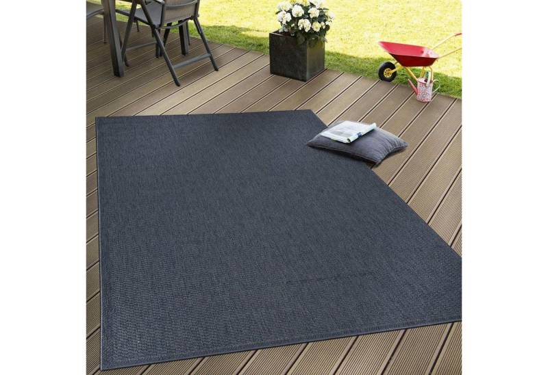 Paco Home Teppich Timber 125, rechteckig, Höhe: 4 mm, Flachgewebe, Sisal Optik, auch als Läufer, In- und Outdoor geeignet von Paco Home