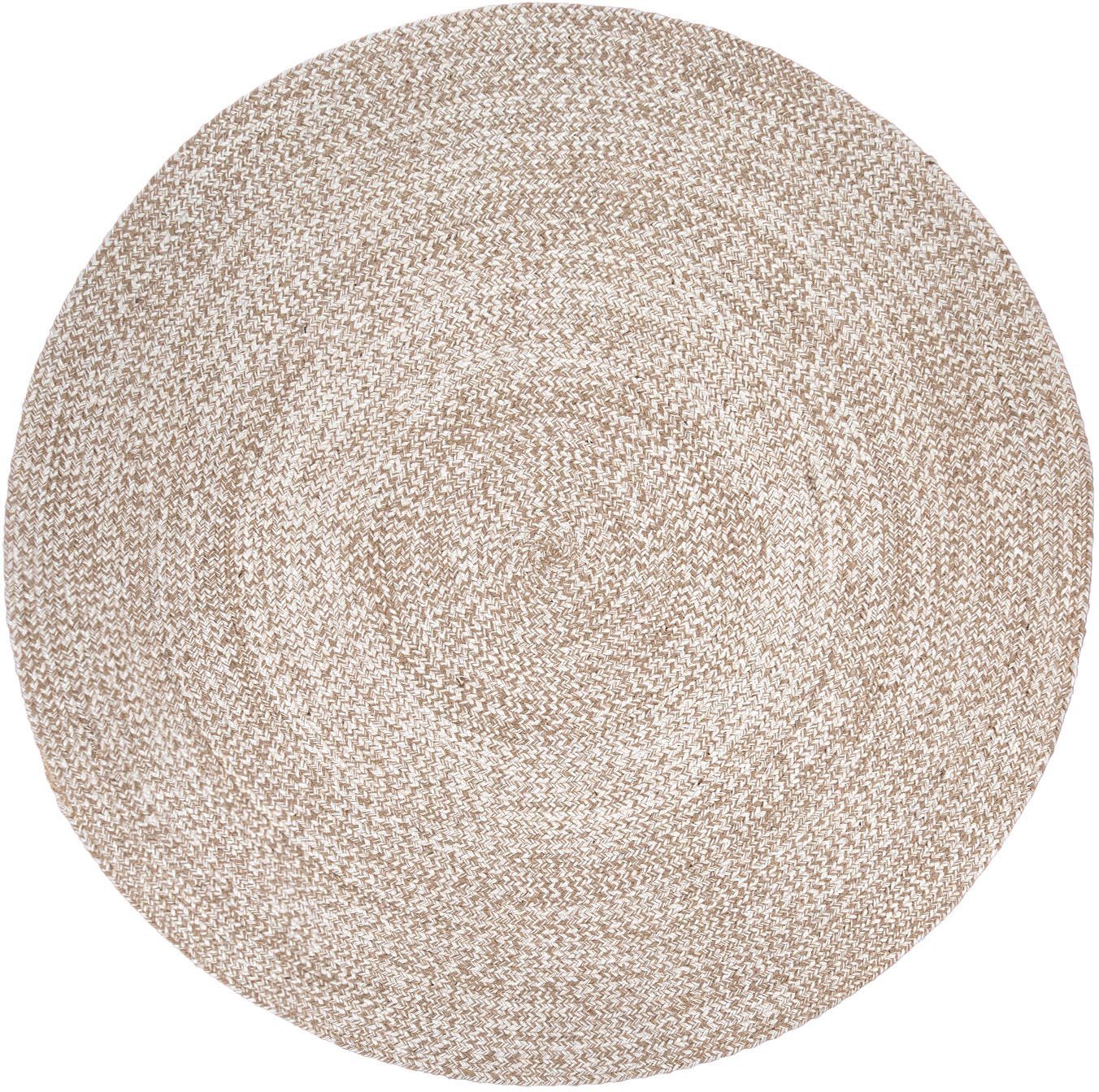 Teppich Viborg 595, Paco Home, rund, Höhe: 13 mm, Jute, Modern, Boho, Handgefertigter Natur-Teppich von Paco Home