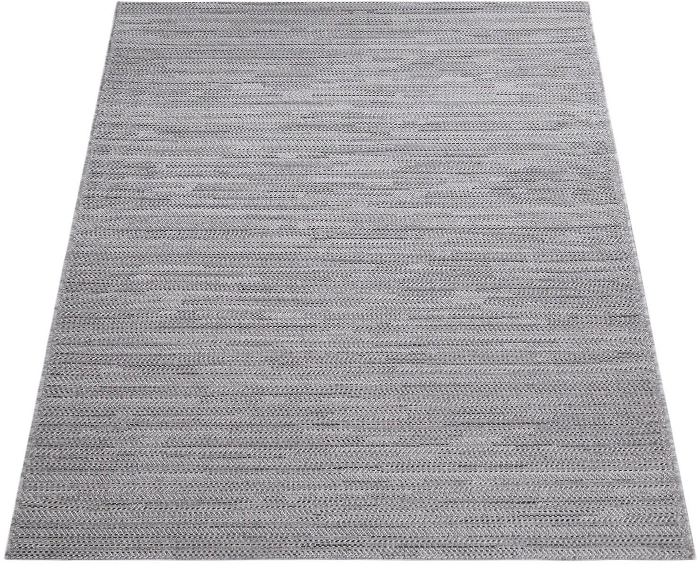 Teppich Waregem 625, Paco Home, rechteckig, Höhe: 4 mm, Flachgewebe, Sisal-Optik, meliert, Outdoor geeignet, Wohnzimmer von Paco Home