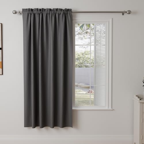 Pacok Verdunklungsvorhänge 1er Set Gardinen Blickdicht Thermo Hitzeschutz Gardine Lichtundurchlässig für Schlafzimmer Wohnzimmer,Dunkelgrau Vorhänge Verdunkelnd H 175 x B 140 cm Pacok Verdunklungsvorhänge 1er Set Gardinen Blickdicht Thermo Hitzeschutz Gardine Lichtundurchlässig für Schlafzimmer Wohnzimmer,Dunkelgrau Vorhänge Verdunkelnd H 175 x B 140 cm von Pacok