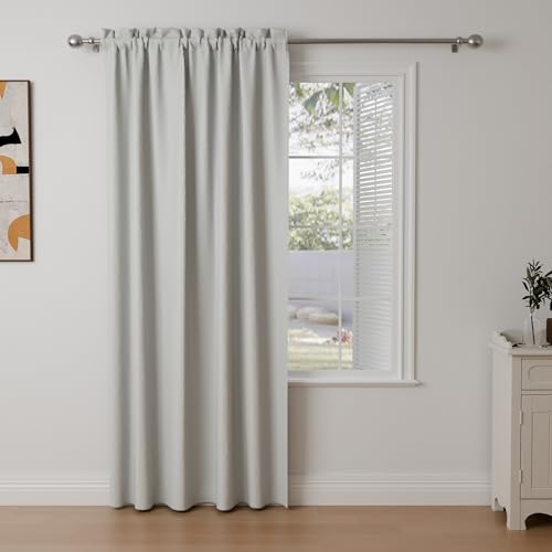 Pacok Verdunklungsvorhänge 1er Set Gardinen Blickdicht Thermo Hitzeschutz Gardine Lichtundurchlässig für Schlafzimmer Wohnzimmer,Grau Vorhänge Verdunkelnd H 225 x B 140 cm Pacok Verdunklungsvorhänge 1er Set Gardinen Blickdicht Thermo Hitzeschutz Gardine Lichtundurchlässig für Schlafzimmer Wohnzimmer,Grau Vorhänge Verdunkelnd H 225 x B 140 cm von Pacok