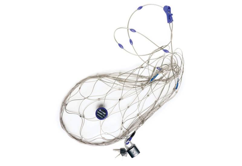 Pacsafe Vorhängeschloss Protector 120 - Reiseaccessoire Diebstahlschutz 17 cm (silber von Pacsafe