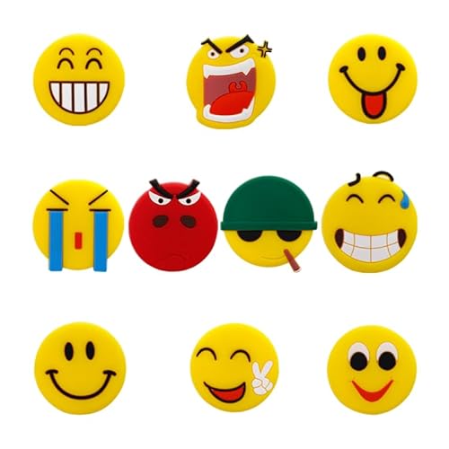 10 Stück Kühlschrank-Dekorationsmagnete 3D-lustige Kühlschrankmagnete Smiley-Gesichtsmagnete für Kühlschrank Emoji-Kühlschrankmagnete Emoji-Magnete Whiteboard Belohnungstafel von PacuM