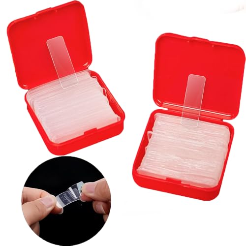 PacuM Doppelseitiges Klebeband 120 Stück Transparent Magisch Tape Nano Tape Entfernbares Beidseitiges Klebeband Abnehmbar Spurlos Double Sided Tape zum AufhäNgen von Bildern, Postern, Teppichen PacuM Doppelseitiges Klebeband 120 Stück Transparent Magisch Tape Nano Tape Entfernbares Beidseitiges Klebeband Abnehmbar Spurlos Double Sided Tape zum AufhäNgen von Bildern, Postern, Teppichen von PacuM