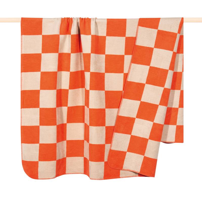 Pad Home Design Decke 150 x 200 cm CHESS ca. 150x200 cm in sand-orange von Pad Home Design