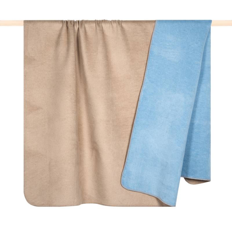 Pad Home Design Decke 150 x 200 cm HOBART ca. 150x200 cm in sand-blue von Pad Home Design