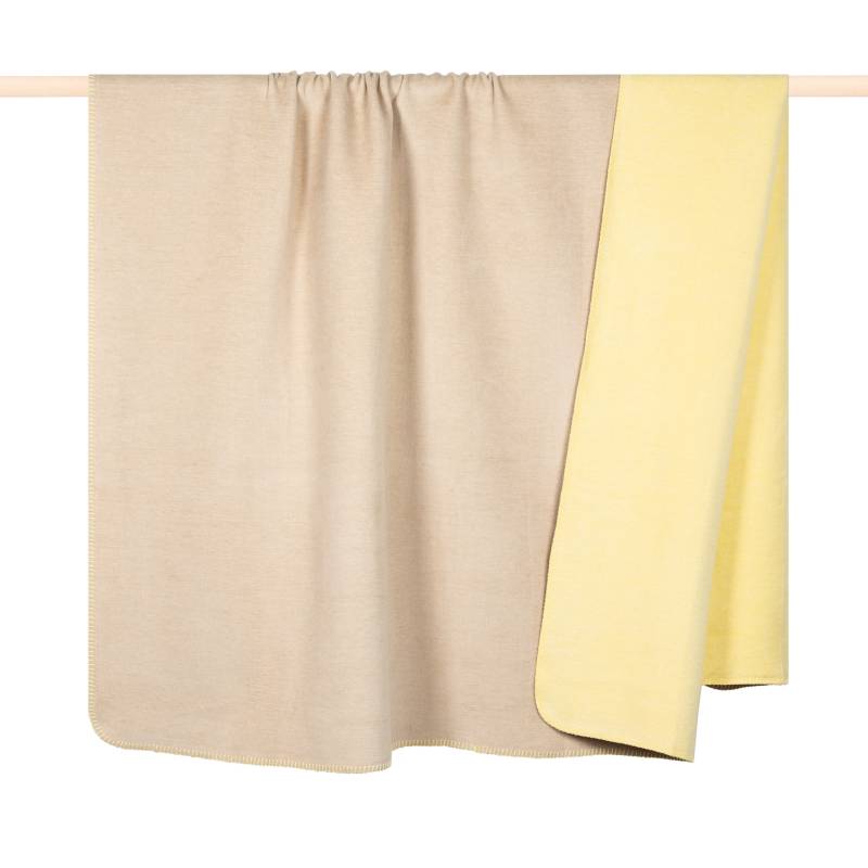 Pad Home Design Decke 150 x 200 cm HOBART ca. 150x200 cm in sand-yellow von Pad Home Design