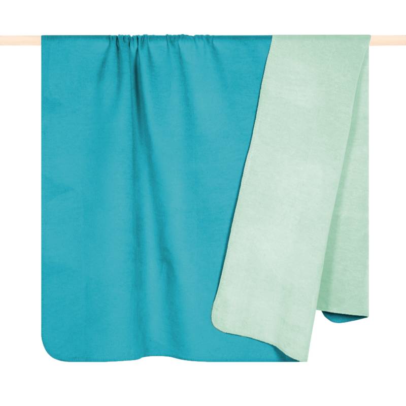 Pad Home Design Decke 150 x 200 cm HOBART ca. 150x200 cm in turquoise-mint von Pad Home Design