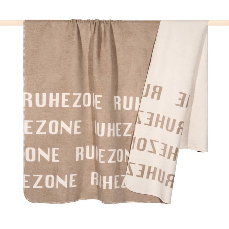 Pad Home Design Decke 150 x 200 cm LETTERS ca. 150x200 cm in sand-taupe von Pad Home Design