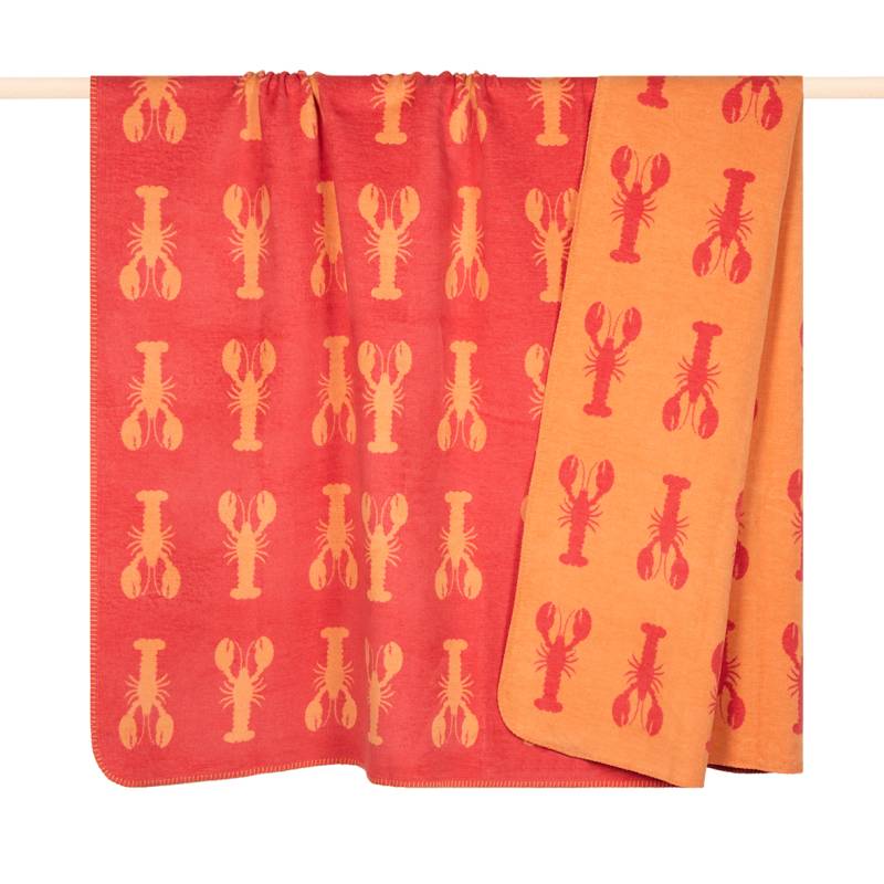 Pad Home Design Decke 150 x 200 cm LOBSTER ca. 150x200 cm in coral von Pad Home Design