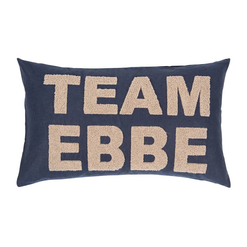 Pad Home Design Kissenhülle 30 x 50 cm TEAM EBBE ca. 30x50 cm in blue von Pad Home Design