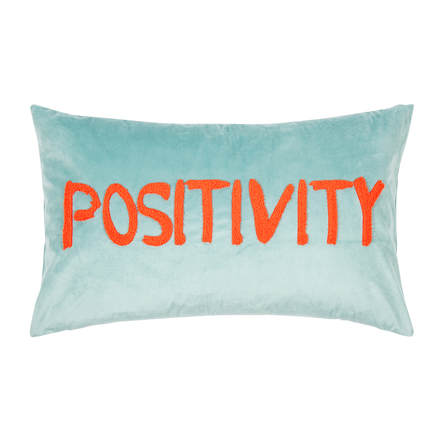 Pad Home Design Kissenhülle 35 x 60 cm POSITIVITY ca. 35x60 cm in orange-light mint von Pad Home Design