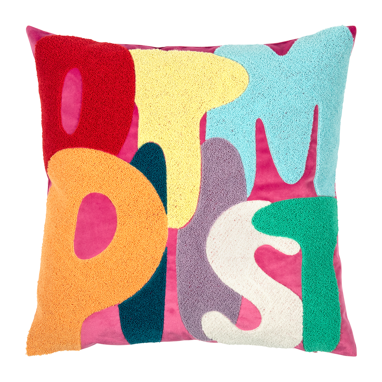 Pad Home Design Kissenhülle 45 x 45 cm OPTIMIST ca. 45x45 cm in quadratisch multi-hot pink Pad Home Design Kissenhülle 45 x 45 cm OPTIMIST ca. 45x45 cm in quadratisch multi-hot pink von Pad Home Design
