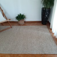 Großer Hellbrauner Teppich/Queen-Size-Bettteppich Baumwollteppich Weicher Teppiche Für Wohnzimmer Flächenteppich Küchenteppich von PadaWorks