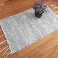 Mini Grauer Teppich/Handgewebte Tischsets Tischdecke Neues Wohngeschenk Geschenk Zur Wohnungserwärmung Bauernhausdeko von PadaWorks