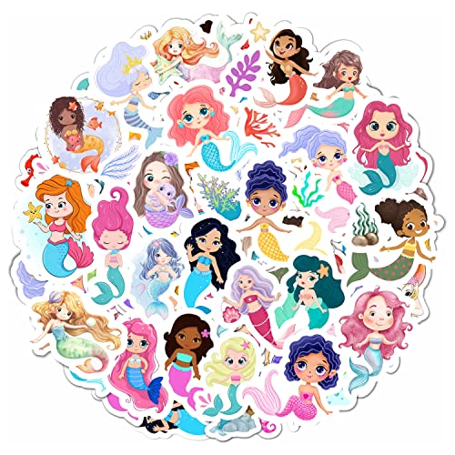 Magical Mermaid Sticker Set | Aesthetic Stickers for Laptops | Waterproof Vinyl Stickers for Water Bottles, Birthday Decorations Magical Mermaid Sticker Set | Aesthetic Stickers for Laptops | Waterproof Vinyl Stickers for Water Bottles, Birthday Decorations von Padabayka