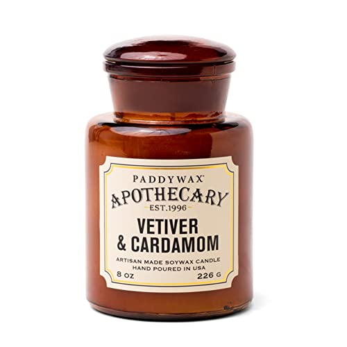 Paddywax Apothecary Collection, Jar Kerze, Meersalz/Salbei, 237 ml, Vetiver/Cardamom, 227 g von Paddywax