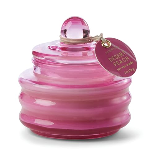 Beam 3 oz/85 g Duftkerze im Glas, Fuchsia Pink – Wüstenfirsich von Paddywax