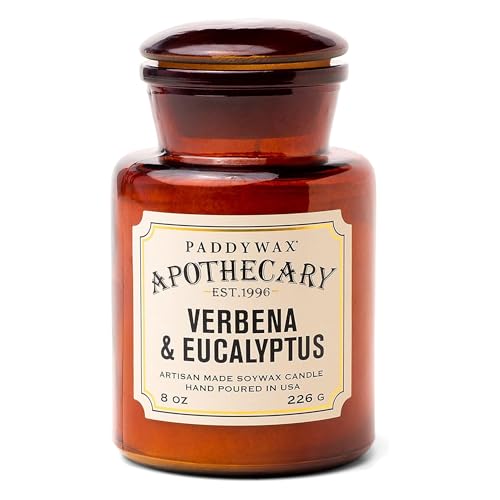 Paddywax Apothecary Collection, Jar Kerze, Meersalz/Salbei, 237 ml, Verbena/Eucalyptus, 227 g von Paddywax