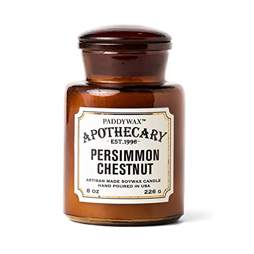 Paddywax Apothecary Artisan Duftkerze, handgegossen, 237 ml, Persimmon Chestnut von Paddywax