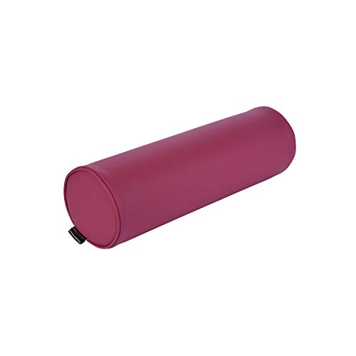 Pader Medi Tech Nacken- und Knierolle aus Polyetherschaumstoff I Lagerungsrolle mit Kunstlederbezug und Kedernähten I 50 x 15 cm I in 20 Farben verfügbar (Beere) von Pader Medi Tech