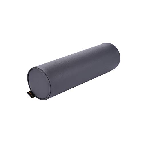 Pader Medi Tech Nacken- und Knierolle aus Polyetherschaumstoff I Lagerungsrolle mit Kunstlederbezug und Kedernähten I 50 x 15 cm I in 20 Farben verfügbar (anthrazit) von Pader Medi Tech