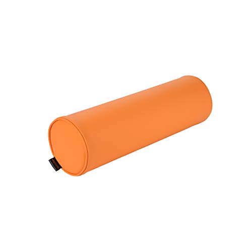 Pader Medi Tech Nacken- und Knierolle aus Polyetherschaumstoff I Lagerungsrolle mit Kunstlederbezug und Kedernähten I 50 x 15 cm I in 20 Farben verfügbar (apricot) von pader medi.tech