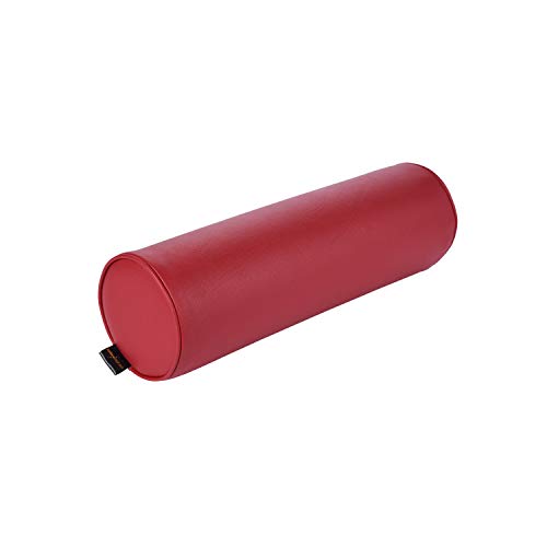 Pader Medi Tech Nacken- und Knierolle aus Polyetherschaumstoff I Lagerungsrolle mit Kunstlederbezug und Kedernähten I 50 x 15 cm I in 20 Farben verfügbar (Bordeaux) von pader medi.tech