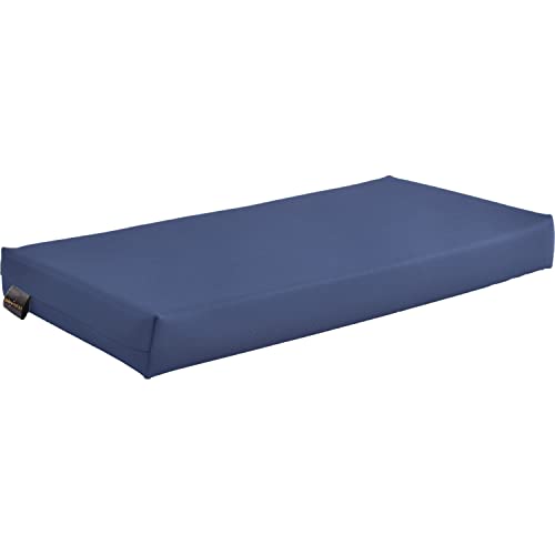 Pader Medi Tech Orthopädisches Entlastungskissen, Positurkissen 50x25x5cm I Bandscheibenkissen, Stufenkissen, Lagerungskissen für Beine mit festem Schaumkern (21 Royal) von Pader Medi Tech