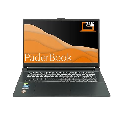 PaderBook CAD i97 <> 17,3" FHD 144Hz <> Core i9 13900H <> RAM: 32GB (DDR5) <> SSD: 4000GB <> NVIDIA RTX 4050 <> beleuchtete RGB Tastatur <> Windows 11 Pro <> Office 2021 Professional von PaderBook