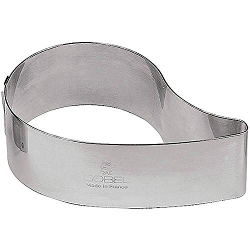 Paderno World Cuisine 6 Stück Tropfenförmige Edelstahl Gebäckringe 8,9 cm von Paderno World Cuisine