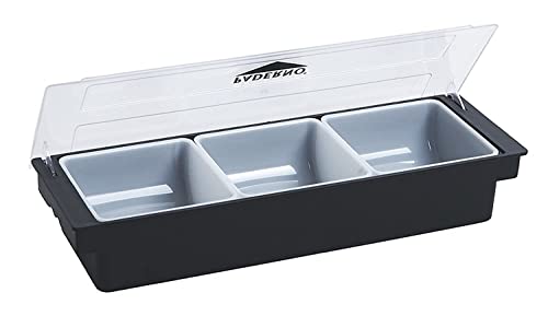 Paderno World Cuisine ABS Plastic Bar Cocktail Container with 3-Storage Compartments von PADERNO