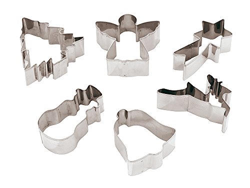 Paderno World Cuisine Stainless Steel Christmas Cookie Cutters, Set of 6 by Paderno World Cuisine von Paderno World Cuisine