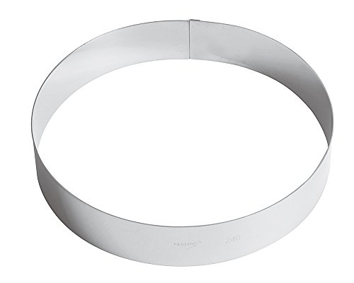 Paderno Mousse Ring bis 24 Zoll, Silber / Schwarz von Paderno