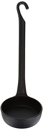 EMGA 935.114 PA Schöpflöffel, Schwarz, 10cm Durchmesser, 27cm Länge von Paderno World Cuisine