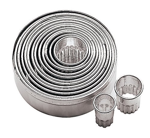 Paderno Schneidringglied Scalloped 10 Zoll, Silber von Paderno