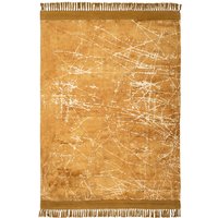 Teppich Gold 80cm x 150cm von Padiro