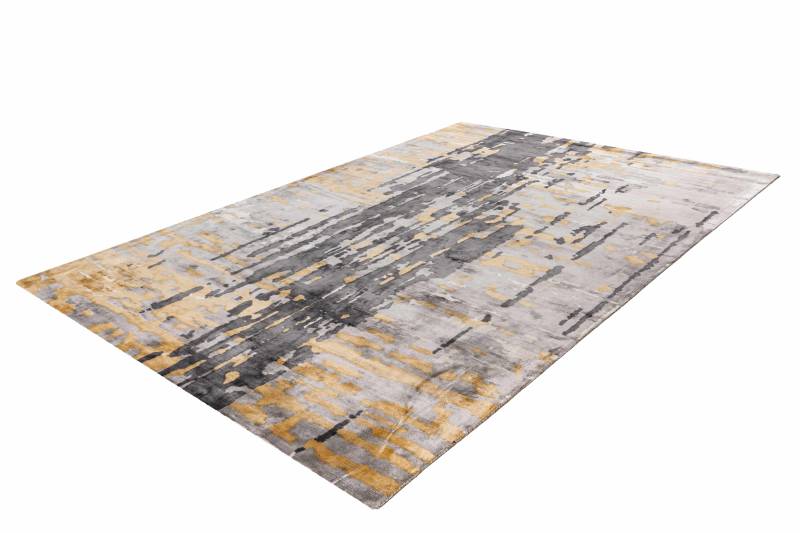 Sinai 225 Grau / Blau / Gold 80cm x 150cm von Padiro