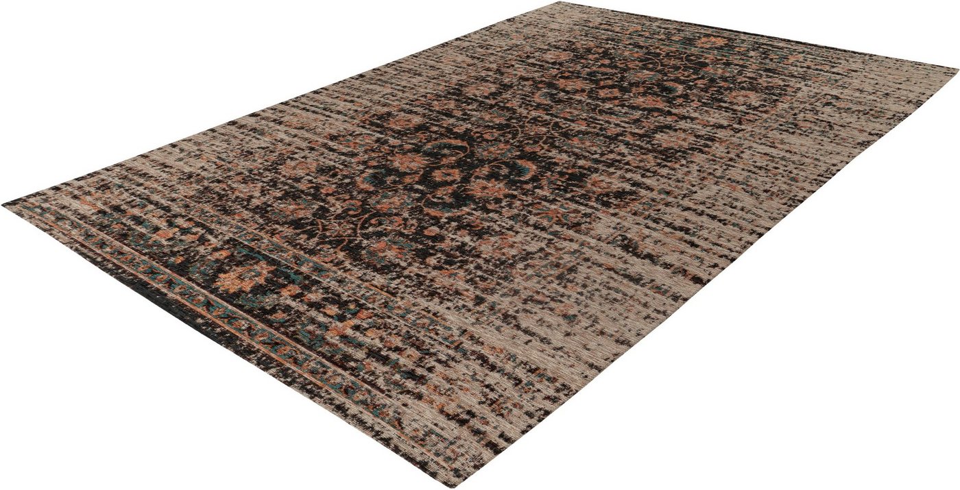 Teppich Charme 225, Padiro, rechteckig, Höhe: 5 mm, Chenille Flachgewebe im Vintage Stil von Padiro