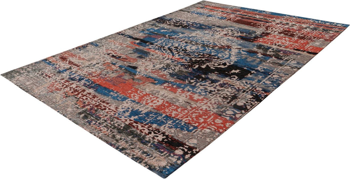 Teppich Charme 425, Padiro, rechteckig, Höhe: 5 mm, Chenille Flachgewebe im Vintage Stil von Padiro