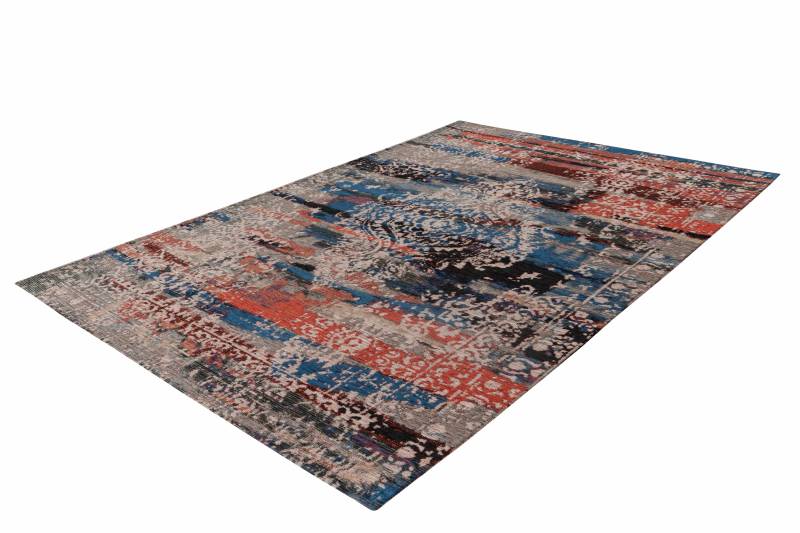 Teppich Charme 425 Multi / Rot 80cm x 150cm | Vintage-Stil | Flachflor von Padiro