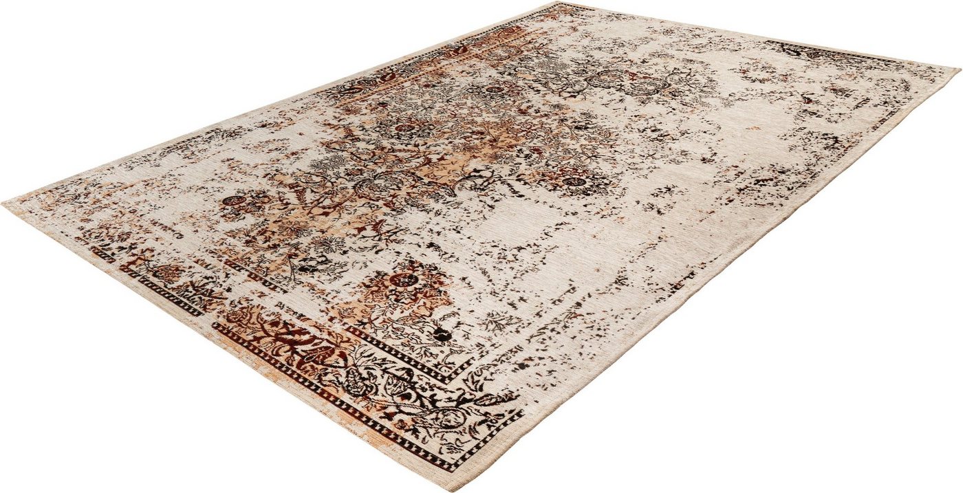 Teppich Charme 725, Padiro, rechteckig, Höhe: 5 mm, Chenille Flachgewebe im Vintage Stil von Padiro
