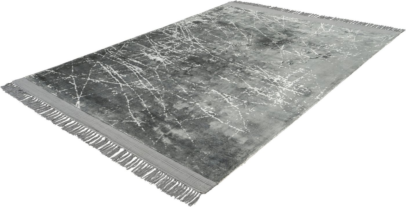 Teppich Dolce Vita 225, Padiro, rechteckig, Höhe: 10 mm, Modern bedrucktes Unikat, Trendige Verwaschung von Padiro
