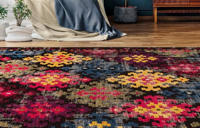 Padiro Teppich Primavera 325, rechteckig, Höhe: 5 mm, Flachgewebe Padiro Teppich Primavera 325, rechteckig, Höhe: 5 mm, Flachgewebe von Padiro