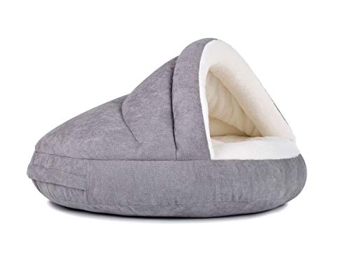 Hundehöhle außen schick, innen bequem, ORTHOPÄDISCH in Silber Füllung Visco Größe 75x45 Hundehöhle außen schick, innen bequem, ORTHOPÄDISCH in Silber Füllung Visco Größe 75x45 von PadsForAll