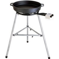 Paella Set 40 cm Pfanne, 2-Ring-Brenner, 9,0 kW, 150 kg Tragkraft, Dreibein von PaellaWorld International