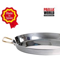 Paella World Original spanische Paella Pfanne Typ Valenciana 70cm Edelstahl von PaellaWorld International