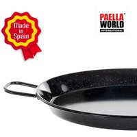 Paella World Original spanische Paella Pfanne Typ Valenciana emailliert 28cm von PaellaWorld International