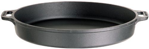 Gusseisenkuss Pfanne aus Gusseisen, Schwarz, Ø 50 cm von PaellaWorld